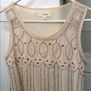 Embroidered tank top